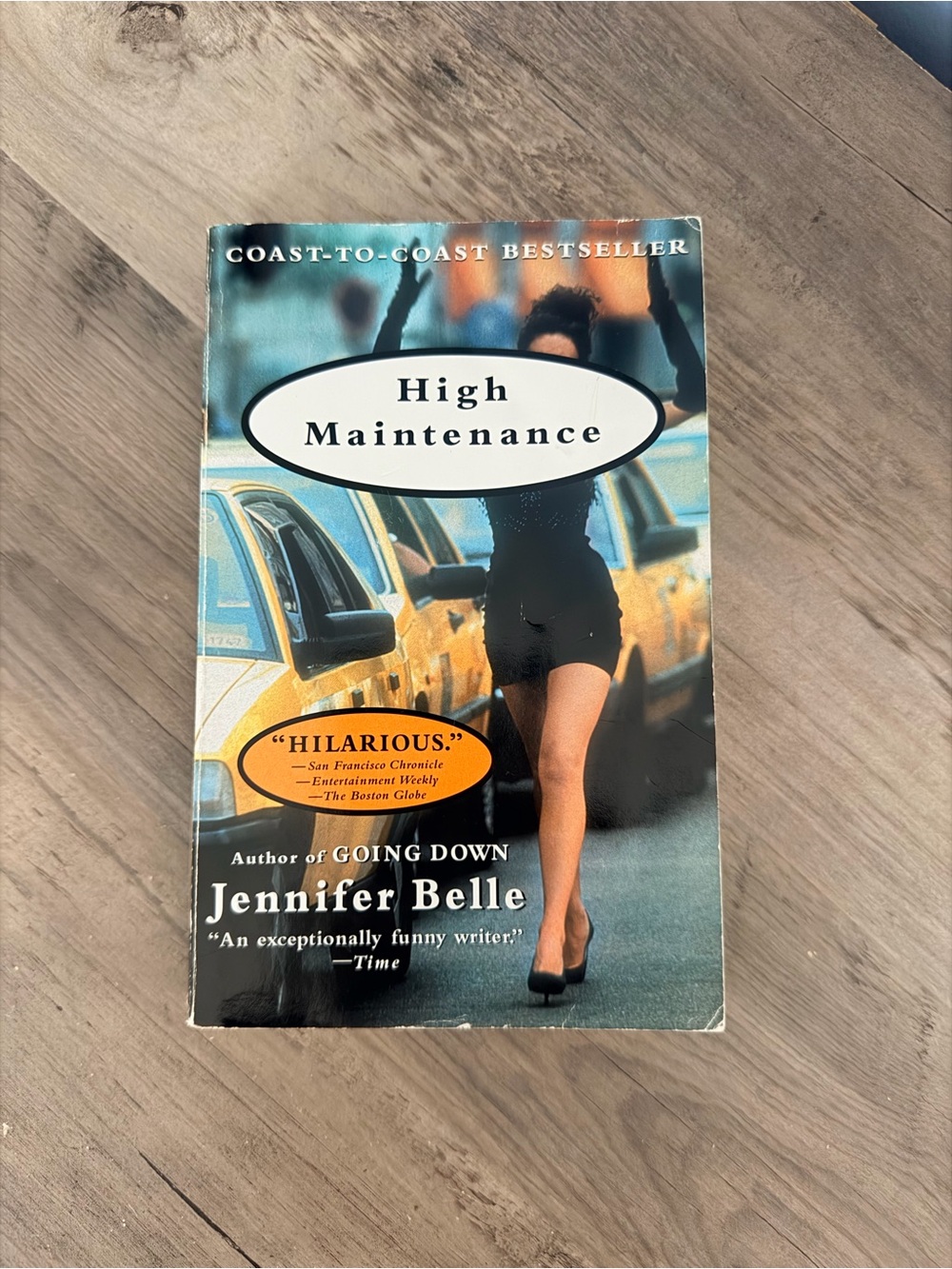 High Maintenance by Jennifer Belle - Yellow & Teal Cover Paperback